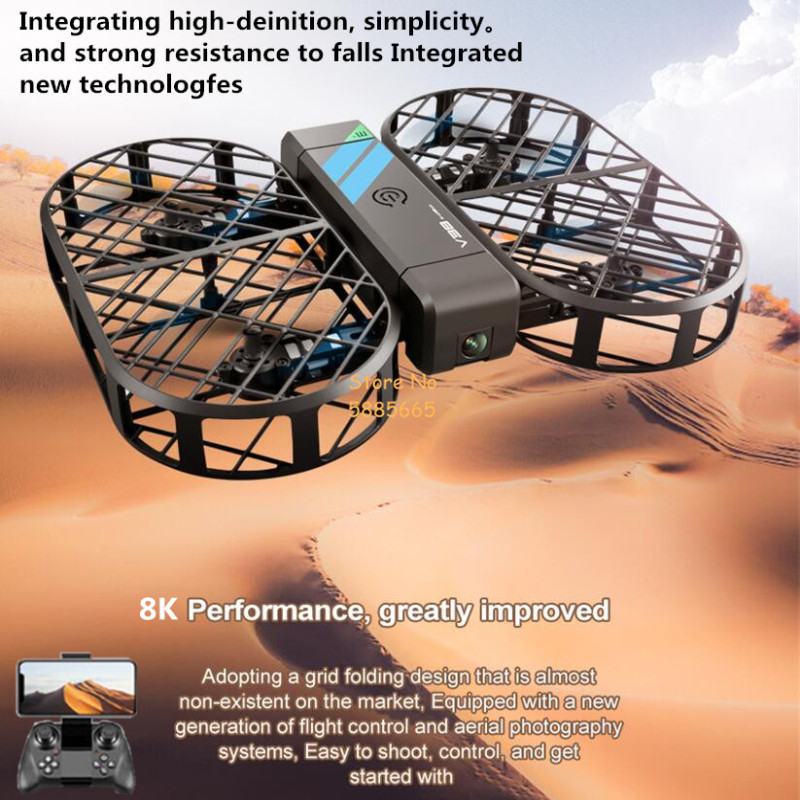 Drone Ae Rc - Kamera HD 8K 360 ° Ochrona