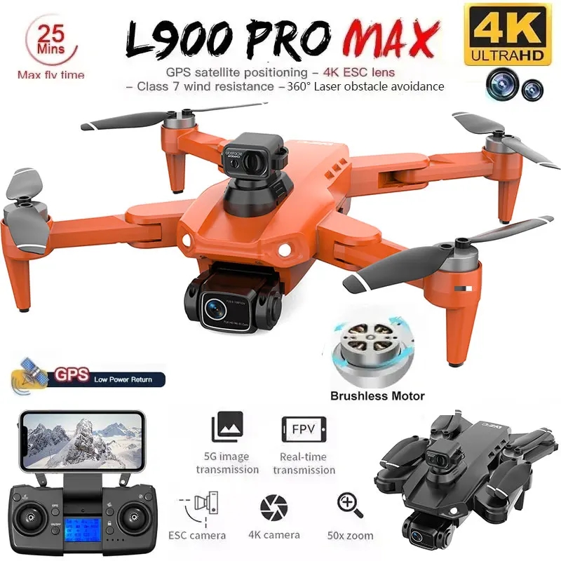 L900 Pro MAX GPS Drone 4K Prof – Drone Ae Rc recenzja i cena